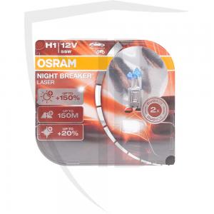 Osram Night Breaker Bulb Pair H1